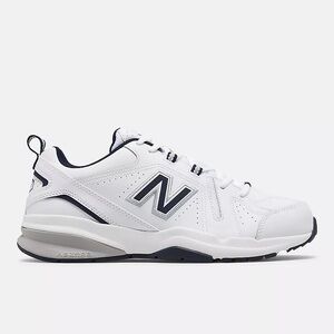New Balance 608 V5 Men's Classic Trainers Comfort Sneakers White/Navy Size 13